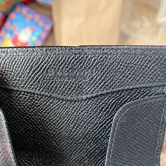 Bvlgari Black Calf Leather Clip Coin Purse NIB - Picture 7 of 9